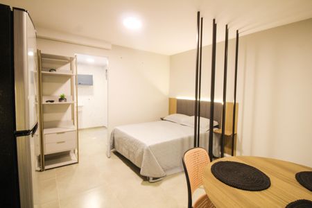 Studio para alugar com 25m², 1 quarto e sem vagaSala/Cozinha/Quarto