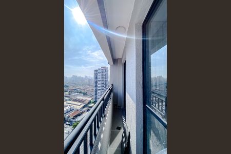 Varanda da Sala de kitnet/studio para alugar com 1 quarto, 32m² em Belenzinho, São Paulo