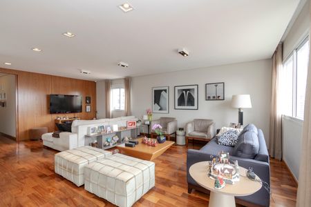 Sala de apartamento à venda com 3 quartos, 198m² em Cidade Monções, São Paulo