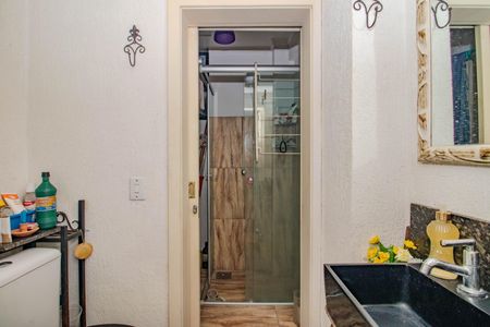 Banheiro de apartamento para alugar com 2 quartos, 60m² em Auxiliadora, Porto Alegre
