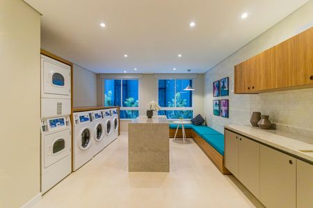 Apartamento para alugar com 28m², 1 quarto e sem vagaLavanderia