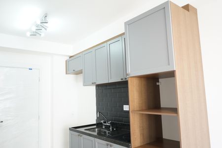 Cozinha de apartamento para alugar com 1 quarto, 30m² em Quarta Parada, São Paulo