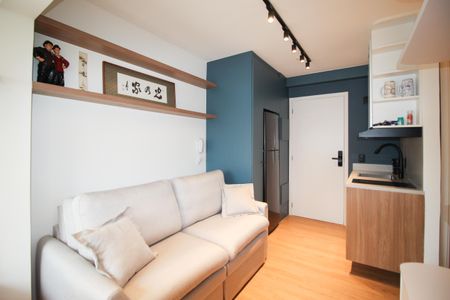 Studio à venda com 28m², 1 quarto e sem vaga Studio à venda com 28m², 1 quarto e sem vagaSala