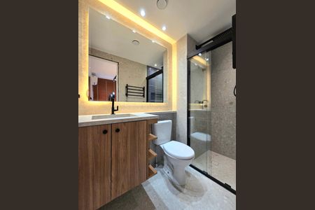 Studio para alugar com 28m², 1 quarto e sem vaga Studio para alugar com 28m², 1 quarto e sem vagaBanheiro