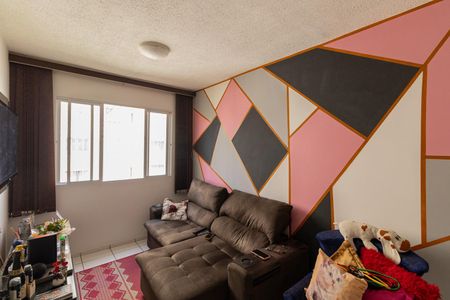 Sala de apartamento para alugar com 1 quarto, 49m² em Parque Savoi City, São Paulo