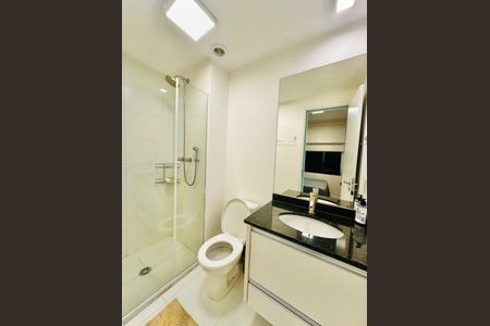 Studio para alugar com 25m², 1 quarto e sem vaga Studio para alugar com 25m², 1 quarto e sem vagaBanheiro