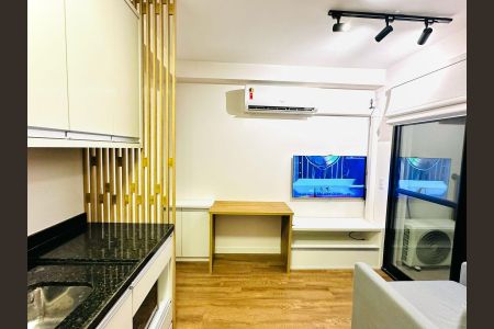 Studio para alugar com 25m², 1 quarto e sem vaga Studio para alugar com 25m², 1 quarto e sem vagaSala