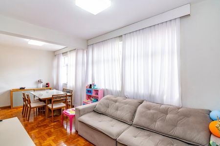 Sala de apartamento à venda com 3 quartos, 85m² em Carmo, Belo Horizonte