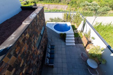 Casa de condomínio à venda com 253m², 3 quartos e 4 vagasVISTA DA SACADA SALA PISO SUPERIOR