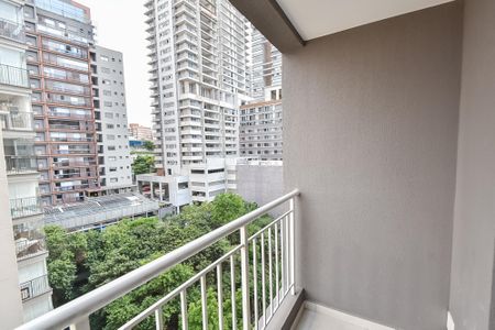 Studio para alugar com 26m², 1 quarto e sem vagaVaranda