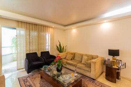 Sala de Estar de apartamento à venda com 3 quartos, 190m² em Campo Belo, São Paulo