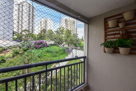 Varanda de apartamento à venda com 2 quartos, 66m² em Parque Reboucas, São Paulo