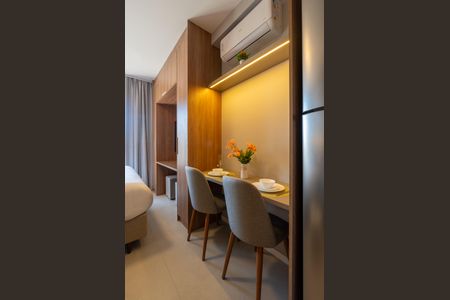 Studio para alugar com 27m², 1 quarto e sem vaga