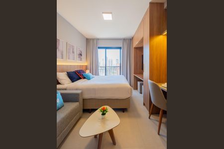 Studio para alugar com 27m², 1 quarto e sem vaga