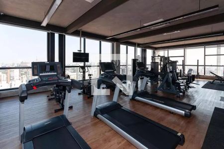 Studio para alugar com 30m², 1 quarto e sem vaga Studio para alugar com 30m², 1 quarto e sem vagaAcademia