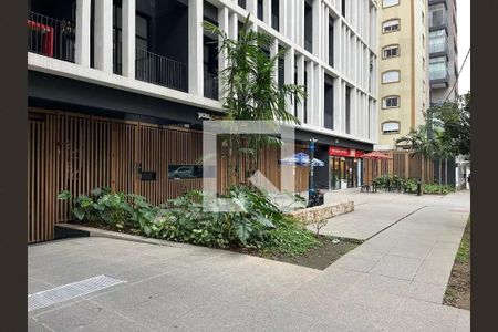 Studio para alugar com 30m², 1 quarto e sem vaga Studio para alugar com 30m², 1 quarto e sem vagaFachada