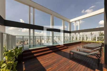 Studio para alugar com 30m², 1 quarto e sem vaga Studio para alugar com 30m², 1 quarto e sem vagaPiscina