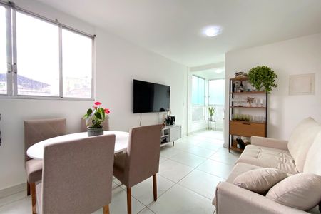 Sala de apartamento para alugar com 2 quartos, 73m² em Santa Cruz, Belo Horizonte