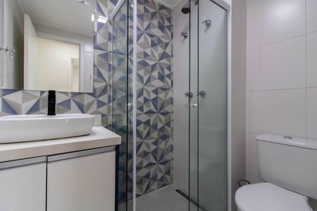 Studio para alugar com 58m², 2 quartos e 1 vaga Studio para alugar com 58m², 2 quartos e 1 vagaBanheiro