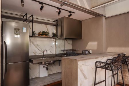 Apartamento para alugar com 37m², 1 quarto e 1 vaga Apartamento para alugar com 37m², 1 quarto e 1 vagaÁrea comum - Churrasqueira