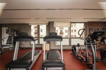 Apartamento para alugar com 37m², 1 quarto e 1 vaga Apartamento para alugar com 37m², 1 quarto e 1 vagaÁrea comum - Academia