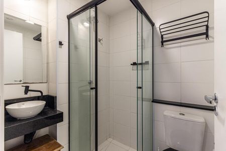 Studio para alugar com 28m², 1 quarto e sem vagaBanheiro