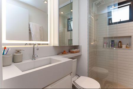 Apartamento para alugar com 42m², 2 quartos e 1 vagaBanheiro Social