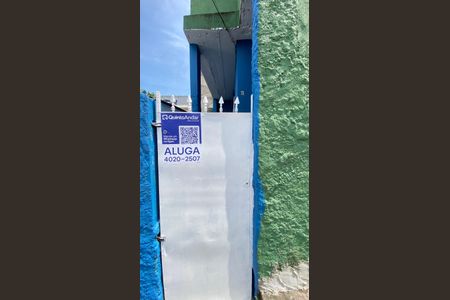 Casa para alugar com 40m², 1 quarto e sem vagaFachada + placa 