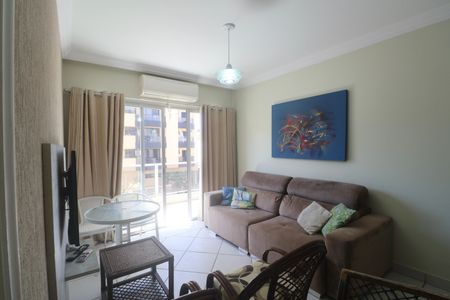 Sala de apartamento para alugar com 2 quartos, 76m² em Jardim Belmar, Guarujá