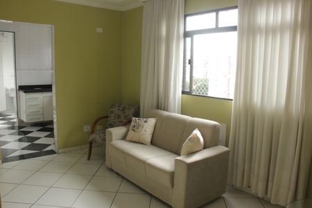Sala de apartamento para alugar com 1 quarto, 55m² em Campo Grande, Santos