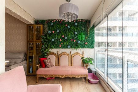 Varanda da Sala de apartamento à venda com 1 quarto, 79m² em Santa Ifigênia, São Paulo