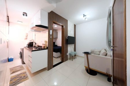Sala/Cozinha de apartamento para alugar com 1 quarto, 24m² em Vila Santa Teresa (zona Leste), São Paulo