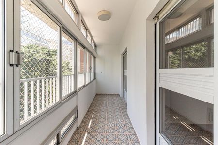 Varanda da Suíte 1 de apartamento para alugar com 3 quartos, 192m² em Higienópolis, São Paulo