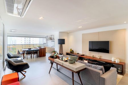 Sala de apartamento à venda com 3 quartos, 157m² em Jardim das Acacias, São Paulo