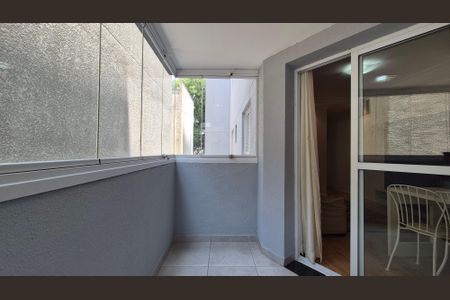Varanda  de apartamento à venda com 2 quartos, 63m² em Vila Homero Thon, Santo André