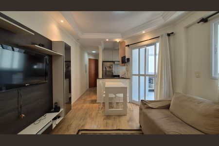 Sala  de apartamento à venda com 2 quartos, 63m² em Vila Homero Thon, Santo André