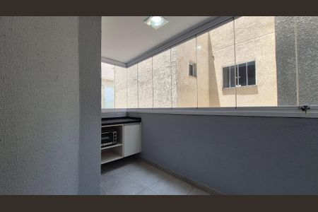 Varanda  de apartamento à venda com 2 quartos, 63m² em Vila Homero Thon, Santo André