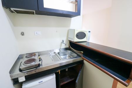 Studio à venda com 31m², 1 quarto e sem vagaCozinha