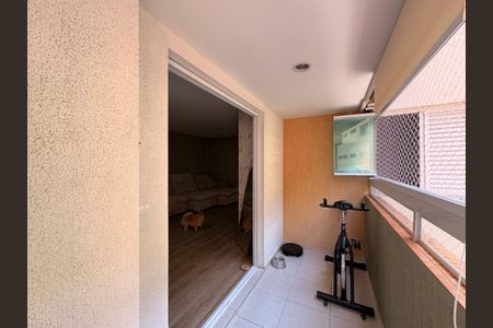 Sacada sala  de apartamento à venda com 3 quartos, 100m² em Campestre, Santo André