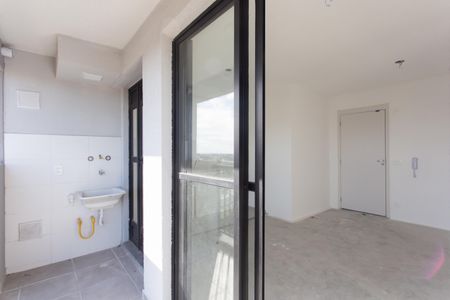 Varanda da Sala  de apartamento para alugar com 2 quartos, 43m² em Vila Campanela, São Paulo