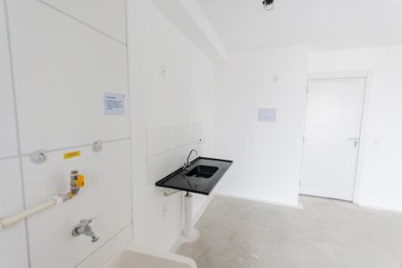 Cozinha e Área de Serviço de apartamento à venda com 2 quartos, 42m² em Jardim, Santo André
