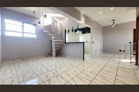 Sala de apartamento para alugar com 3 quartos, 124m² em Macuco, Santos