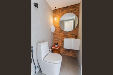 Lavabo na Sala 1 de apartamento à venda com 4 quartos, 155m² em Lourdes, Belo Horizonte