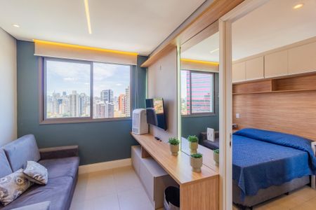 Sala/Cozinha de apartamento para alugar com 1 quarto, 38m² em Pinheiros, São Paulo