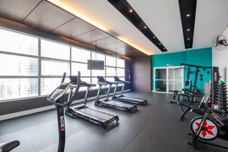 Apartamento para alugar com 46m², 2 quartos e 2 vagas Apartamento para alugar com 46m², 2 quartos e 2 vagasÁrea comum - Academia