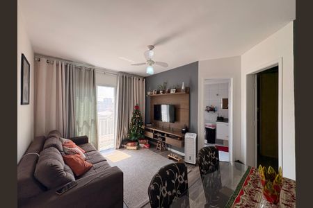 Sala de apartamento para alugar com 2 quartos, 65m² em Parque Novo Oratório, Santo André