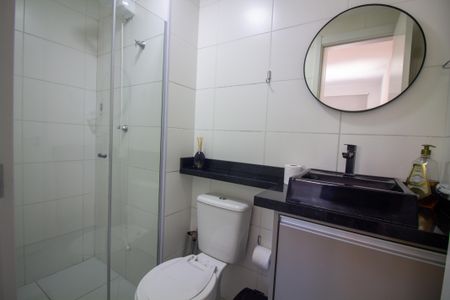 Apartamento para alugar com 28m², 1 quarto e sem vagaBanheiro da Suíte