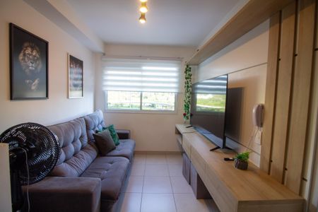 Sala de apartamento para alugar com 1 quarto, 28m² em Jardim Caravelas, São Paulo