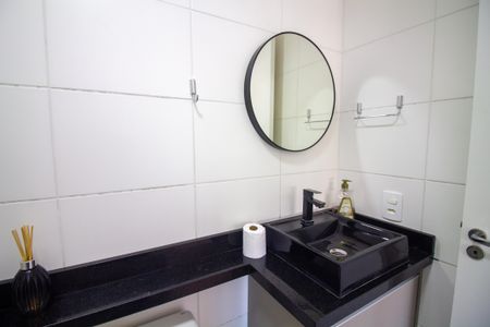 Apartamento para alugar com 28m², 1 quarto e sem vagaBanheiro da Suíte