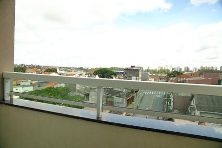 Varanda da Sala de apartamento para alugar com 2 quartos, 43m² em Vila Luiz Casa, São Bernardo do Campo